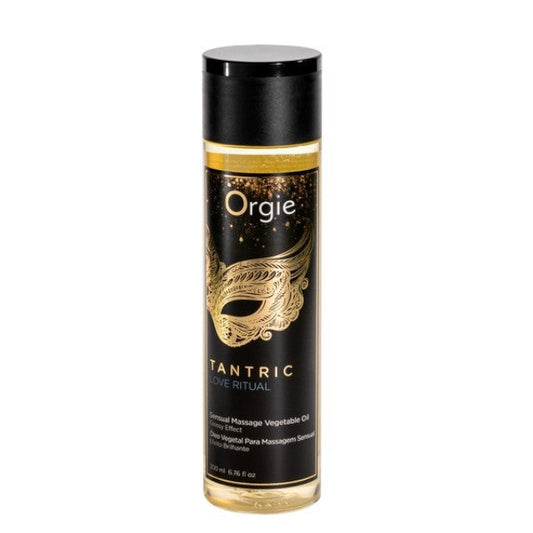 Ulei pentru masaj ORGIE Sexy Therapy Orgie Love Ritual – formula naturala cu ulei de argan, aroma orhidee si fructe de padure, 200 ml