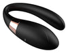 Vibrator pentru cuplu V-Vibe cu 7 moduri de vibratii, telecomanda wireless si incarcare USB, silentios, silicon premium, negru SOLLUXE® Every box holds joy-unbox it!