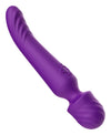 Vibrator Wand Mission cu 9 moduri de vibratii, functie de incalzire si incarcare USB, silentios, mov Erosvita