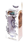 Dop anal Jewellery Dark Silver Butt Plug 7 cm, verde - 64 - 00033