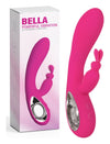 Vibrator Rabbit BELLA cu 36 moduri de vibratii si incarcare USB, flexibil, silentios, silicon premium, roz SOLLUXE® Every box holds joy-unbox it!