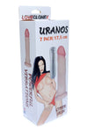 Vibrator realistic URANOS LOVECLONEX 17.5 cm, 7 moduri de vibratii, telecomanda SOLLUXE® Every box holds joy-unbox it!