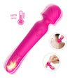 Vibrator Wand Mission cu 9 moduri de vibratii, functie de incalzire si incarcare USB, silentios, roz SOLLUXE® Every box holds joy-unbox it!