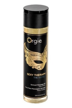 Ulei pentru masaj ORGIE Sexy Therapy Orgie The Secret – formula naturala cu ulei de argan, aroma de vanilie si iasomie, 200 ml SOLLUXE Every box holds joy - unbox it!
