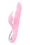 Vibrator Rabbit G-spot MARCIA cu 20 moduri de vibratii, functie incalzire, miscari rotatie, miscari sus/jos, incarcare USB, silentios, silicon premium, roz SOLLUXE® Every box holds joy-unbox it!