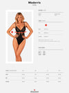 Body Maderris - lenjerie seducătoare cu decolteu sexy și din dantelă, negru SOLLUXE Every box holds joy - unbox it!