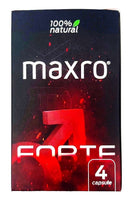 Capsule MAXRO FORTE pentru imbunatatirea performantelor sexuale, cresterea apetitului sexual si erectie, pentru barbati, 4 capsule
