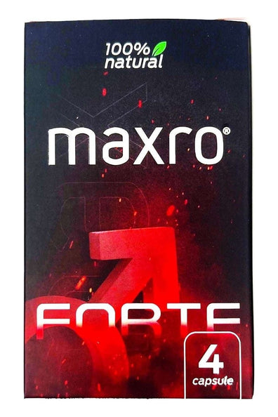 Capsule MAXRO FORTE, supliment alimentar pentru bărbați, 4 capsule