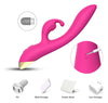 Vibrator Rabbit BONNIE cu 9 moduri de vibratii si incarcare USB, flexibil, silentios, silicon premium, roz SOLLUXE® Every box holds joy-unbox it!