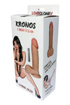 Vibrator realistic KRONOS LOVECLONEX 17.5 cm, 7 moduri de vibratii SOLLUXE® Every box holds joy-unbox it!