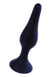 Dop anal din silicon premium Butt Plug Medium 11 cm, negru - 64 - 00093