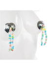Accesorii comestibile erotice pentru sani, autoadezive, multicolor