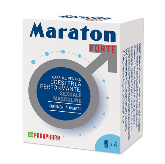 Capsule MARATON FORTE, cresterea performantei sexuale barbati, 4 capsule - 5236