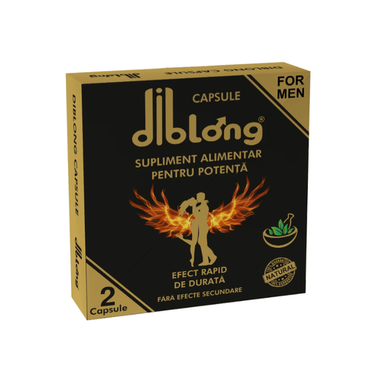 Capsule premium DIBLONG, pentru potenta, erectie, impotriva ejacularii, 100% natural, efect rapid si de lunga durata, 1 cutie x 2 buc - 