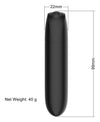 Vibrator clitoris Powerful Bullet cu 20 moduri de vibratii si incarcare USB, 10 cm, negru SOLLUXE® Every box holds joy-unbox it!