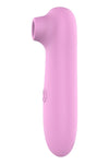 Stimulator clitoris cu suctiune si 10 moduri de vibratii, incarcare USB, silentios, silicon premium, roz SOLLUXE® Every box holds joy-unbox it!
