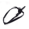 Strap-On dublu cu ham si suport de prindere ajustabil pentru dubla penetrare 14.5 cm, negru ErosVita