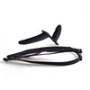 Strap-On dublu cu ham si suport de prindere ajustabil pentru dubla penetrare 14.5 cm, negru ErosVita
