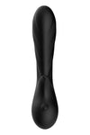 Vibrator punctul G ROMANCE cu stimulator clitoris, 9 moduri de vibratii si incarcare USB, silentios, silicon premium, negru SOLLUXE® Every box holds joy-unbox it!