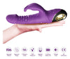 Vibrator Rabbit ZING cu 9 moduri de vibratii si incarcare magnetica, silentios, silicon premium, mov SOLLUXE® Every box holds joy-unbox it!