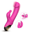 Vibrator Rabbit G-spot Meteor cu 9 moduri de vibratii si incarcare magnetica, flexibil, silentios, silicon premium, roz SOLLUXE® Every box holds joy-unbox it!
