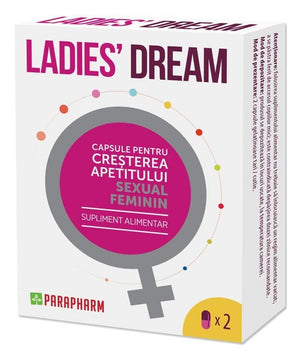 Capsule LADIES DREAM, cresterea apetitului sexual si libidoului feminin, 2 capsule - 12353