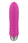 Mini Vibrator Exclusive Bullet cu 10 moduri de vibratii si incarcare USB, 9 cm, roz SOLLUXE® Every box holds joy-unbox it!