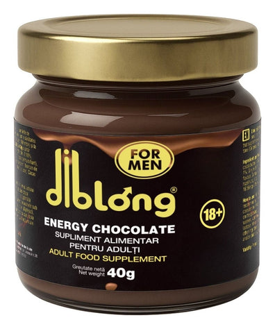 Diblong Energy Chocolate For Men - supliment alimentar pentru bărbați sub formă de ciocolată tartinabilă, cu ingrediente