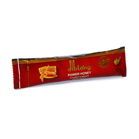 DIBLONG Miere afrodisiac premium concentrat POWER HONEY, pentru cresterea libidoului, potenta, erectie, ejaculare precoce, Unisex, 100% natural, 1 plic x 15 g - 3001 - 1