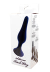Dop anal din silicon premium Butt Plug Medium 11 cm, negru - 64 - 00093