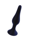 Dop anal din silicon premium Butt Plug Medium 11 cm, negru - 64 - 00093