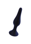 Dop anal din silicon premium Butt Plug Small 10 cm, negru - 64 - 00092