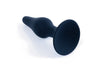Dop anal din silicon premium Butt Plug Small 10 cm, negru - 64 - 00092
