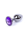 Dop anal Jewellery Dark Silver Butt Plug 7 cm, mov - 64 - 00034