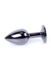 Dop anal Jewellery Dark Silver Butt Plug 7 cm, mov - 64 - 00034