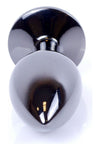 Dop anal Jewellery Dark Silver Butt Plug 7 cm, verde - 64 - 00033