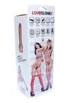 Vibrator realistic ZEUS LOVECLONEX 22.5 cm, 7 moduri de vibratii, telecomanda SOLLUXE® Every box holds joy-unbox it!