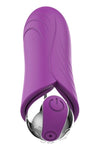 Vibrator clitoris Exclusive Bullet cu 10 moduri de vibratii si incarcare USB, 9 cm, mov SOLLUXE® Every box holds joy-unbox it!