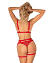 Portjartier sexy Elianes – accesoriu erotic provocator, roșu SOLLUXE Every box holds joy - unbox it!