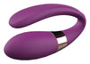 Vibrator pentru cuplu V-Vibe cu 7 moduri de vibratii, telecomanda wireless si incarcare USB, silentios, silicon premium, mov SOLLUXE® Every box holds joy-unbox it!
