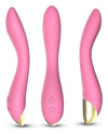 Vibrator punctul G FLAMINGO cu 9 moduri de vibratii si incarcare USB, flexibil, silentios, silicon premium, roz SOLLUXE® Every box holds joy-unbox it!