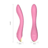 Vibrator punctul G FLAMINGO cu 9 moduri de vibratii si incarcare USB, flexibil, silentios, silicon premium, roz