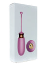 Ou vibrator Jaiko Love Egg  functie de incalzire, control vocal, telecomanda wireless si incarcare USB, silicon medicinal, roz