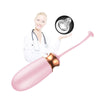 Ou vibrator Jaiko Love Egg  functie de incalzire, control vocal, telecomanda wireless si incarcare USB, silicon medicinal, roz