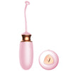 Ou vibrator Jaiko Love Egg  functie de incalzire, control vocal, telecomanda wireless si incarcare USB, silicon medicinal, roz
