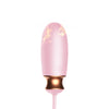 Ou vibrator Jaiko Love Egg  functie de incalzire, control vocal, telecomanda wireless si incarcare USB, silicon medicinal, roz