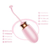 Ou vibrator Jaiko Love Egg  functie de incalzire, control vocal, telecomanda wireless si incarcare USB, silicon medicinal, roz