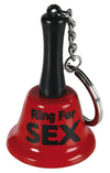 Breloc clopotel Ring for Sex – accesoriu amuzant cu mesaj indraznet pentru adulti