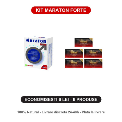 Kit Maraton Forte 20 capsule + 5 șervețele Diblong — economisești 6 lei