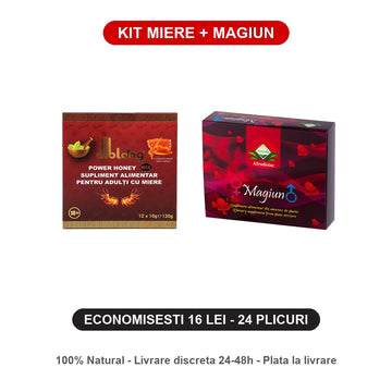 Kit Miere + Magiun Afrodisiac — 24 plicuri, economisești 16 lei